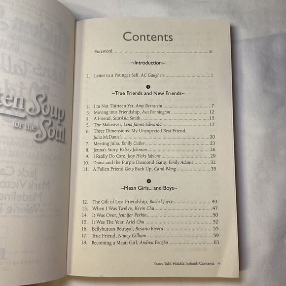 Chicken Soup for the Soul Teen Talk Middle School Book EUC - Picture 4 of 6